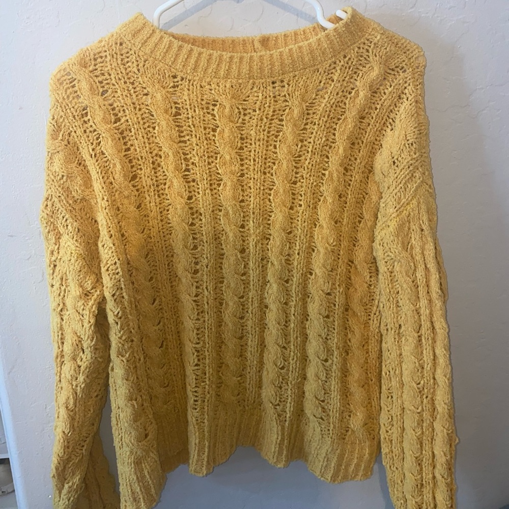 Yellow American Eagle sweater